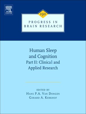 cover image of Human Sleep and Cognition, Part II